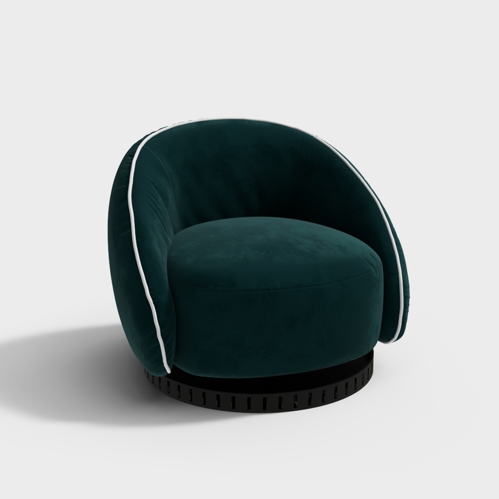 Little yellow horse furniture + 4 series + casual with rotating function bread circle chair + 4-12-4