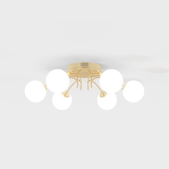 Elegant Chandelier 3D model