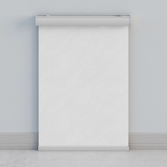 Elegant Roller Shade 3D model for Modern Spaces