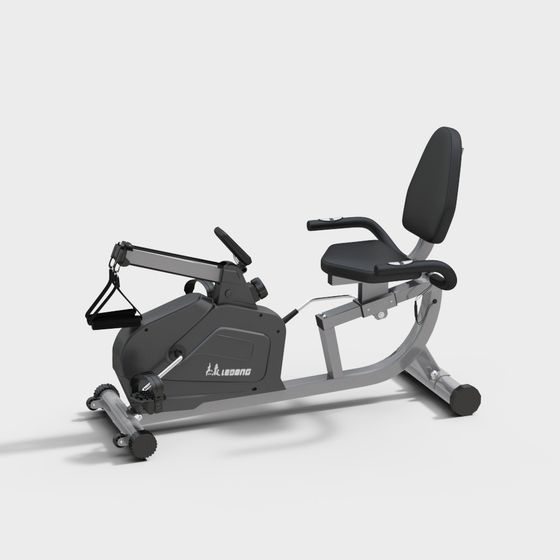 Low-Polygon Fitness Bike 3D model for Creative Projects