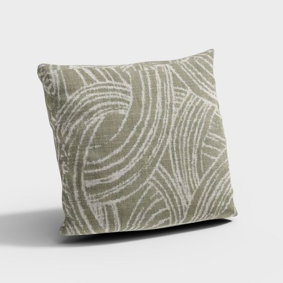 Artistic Low Poly Pillowcase 3D model