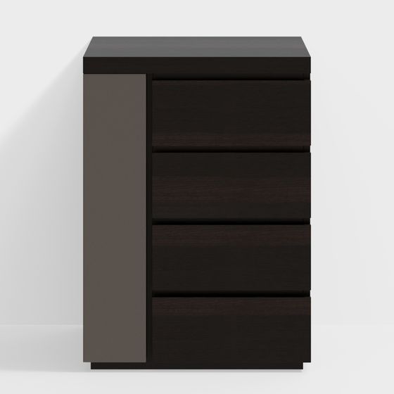 Urban Corner Drawer Cabinet 3D model
