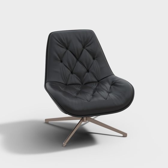 Chic Urban Lounge Chair 3D model