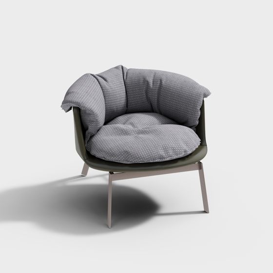Cozy Lounge Chair 3D model