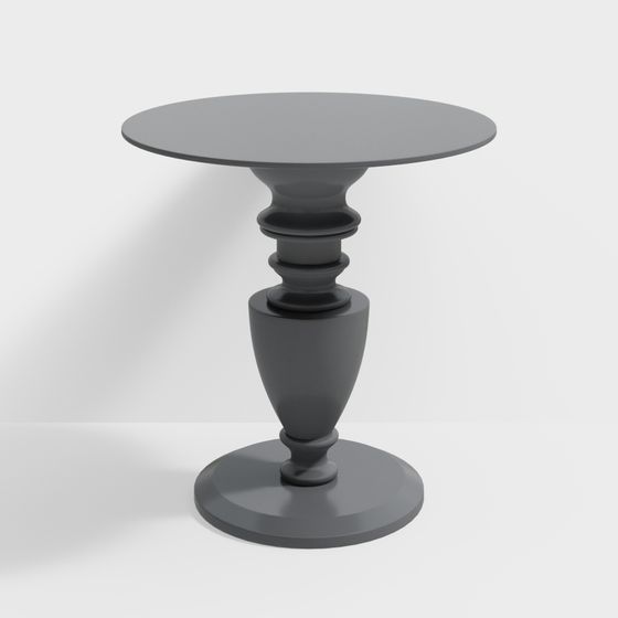 Elegant Round Table 3D Model for Modern Design
