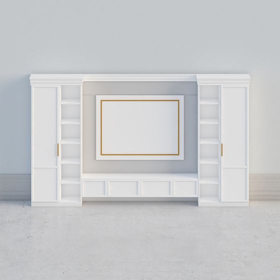 Urban Elegance Media Wall 3D model