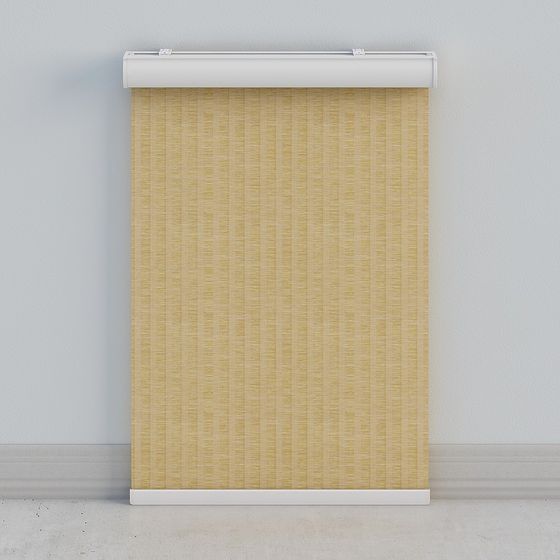 Roll-Up Blinds 3D model for Modern Interiors