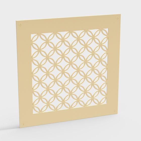 Lattice Panel 3D Model