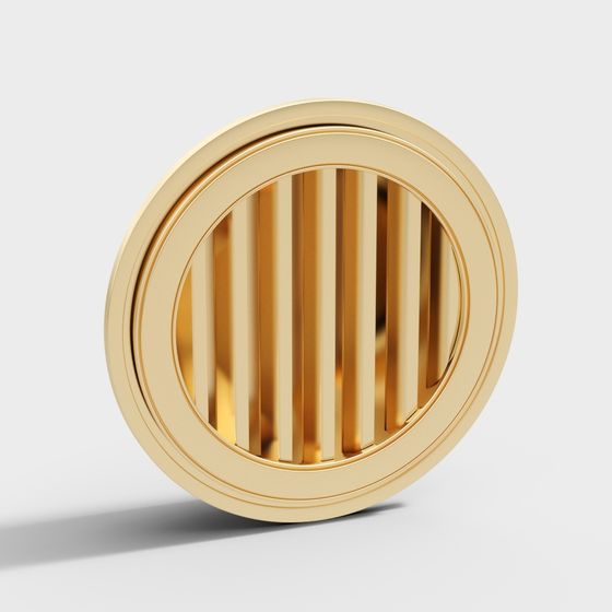Elegant Round Vent 3D Model Design