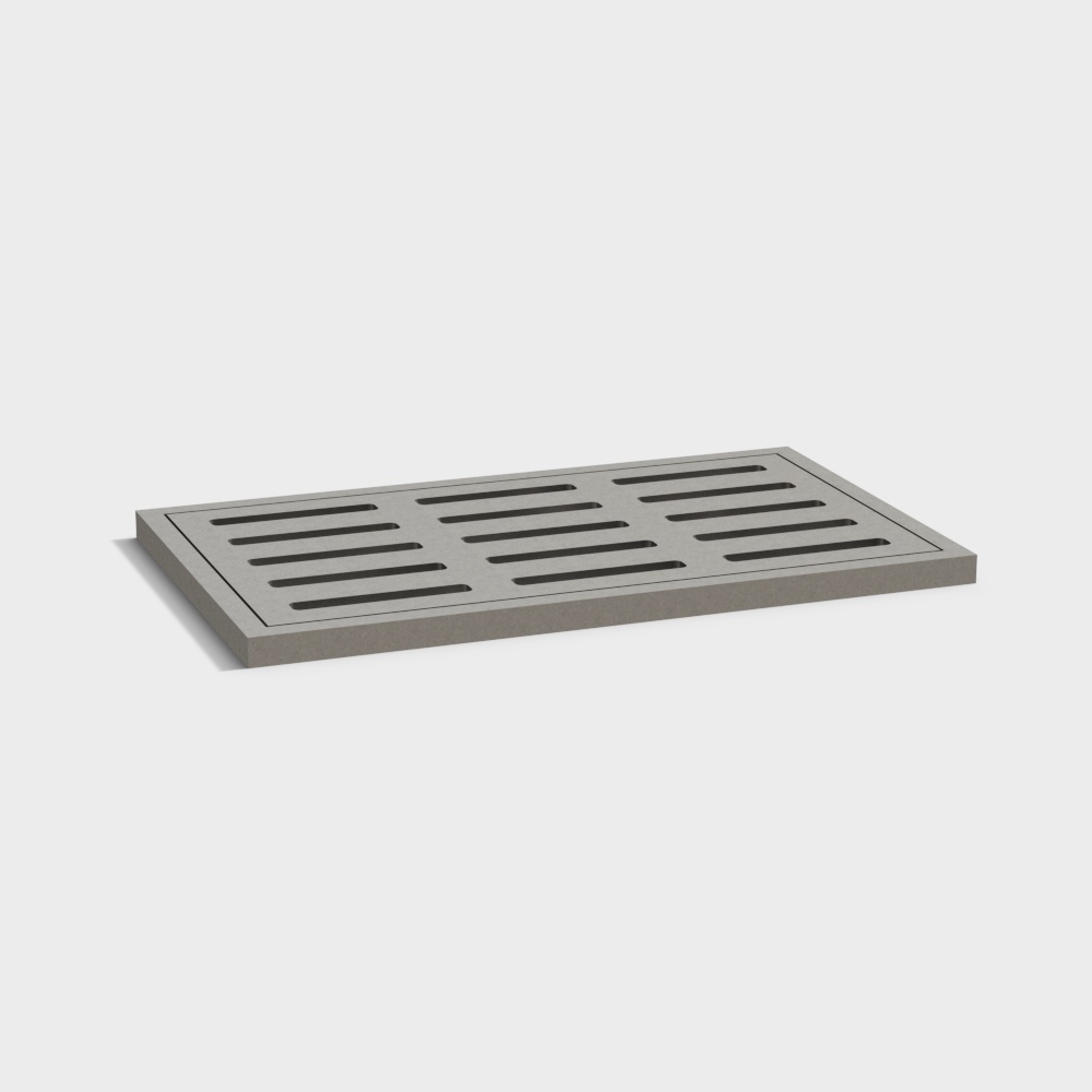 Minimalist Drainage Ditch 3D model