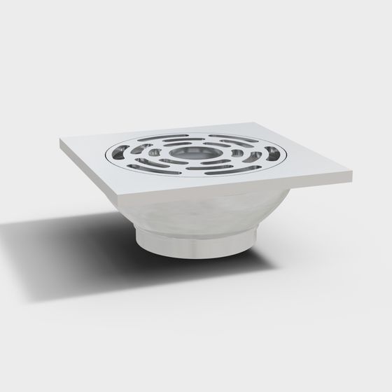 Elegant Square Drain 3D model
