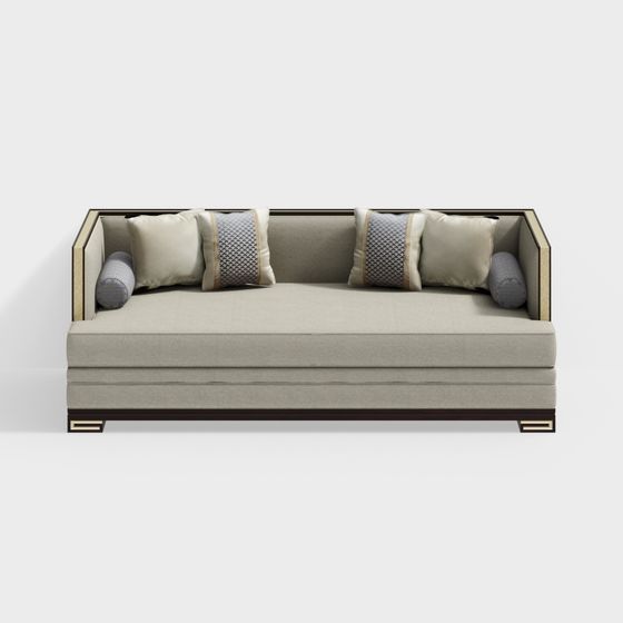 Elegant 3D Sofa Model for Modern Interiors