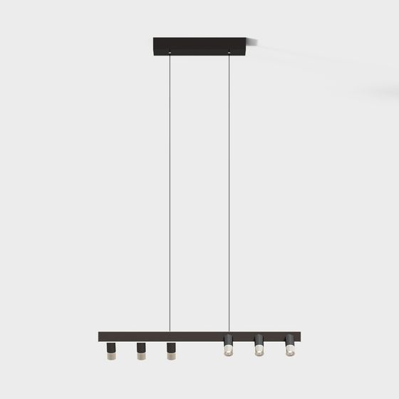 Urban Glow Stylish Pendant Light 3D model