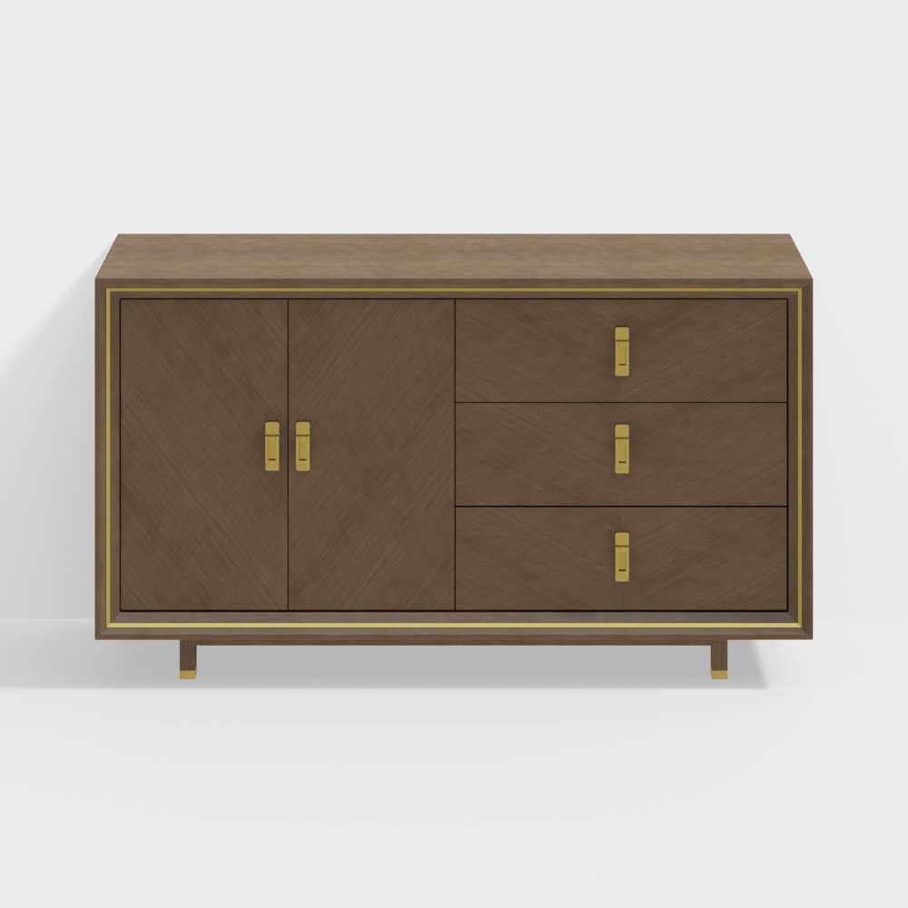 라이트 럭셔리 시대 찬장