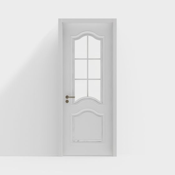 Elegant Classical 3D Door Model