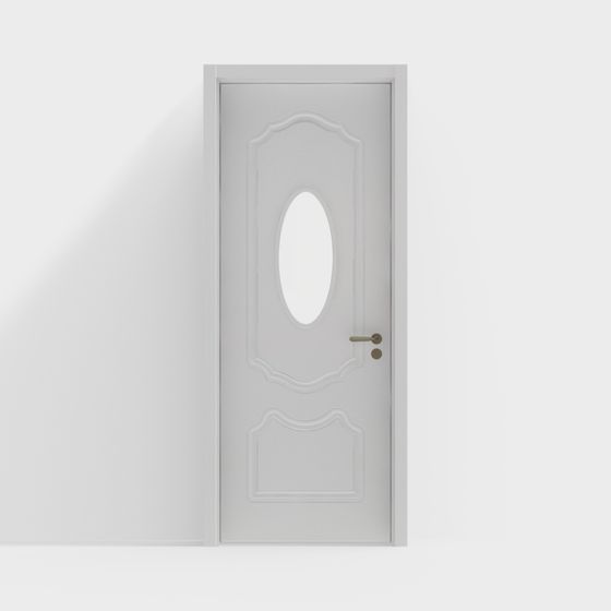 Elegant Door 3D model for Modern and Classic Spaces