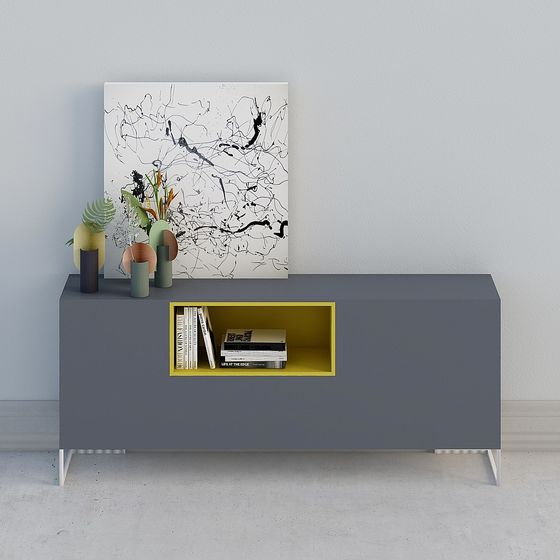 City Window Cabinet 3D model