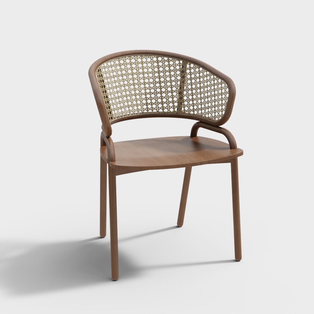 Wabi-sabi style single chair