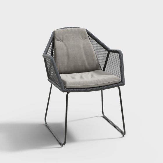 Contemporary Urban Lounge Chair 3D model