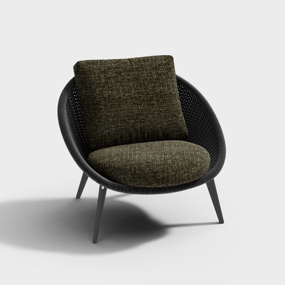 Silla exterior moderna Minotti