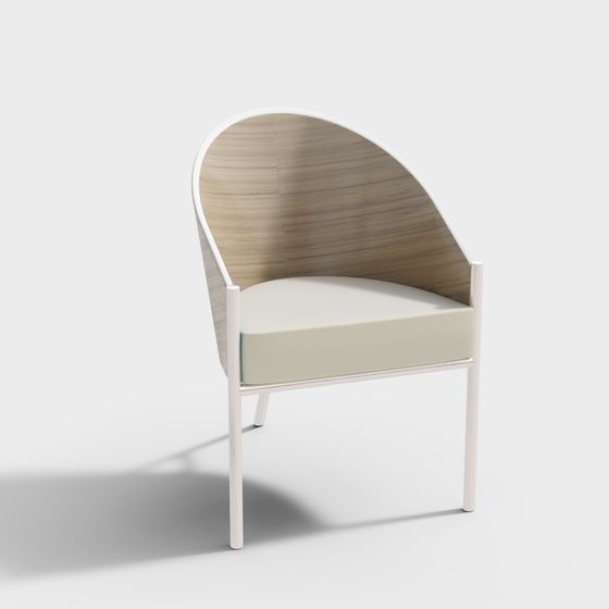 Curved Seating 3D model in Modern Minimalist Style