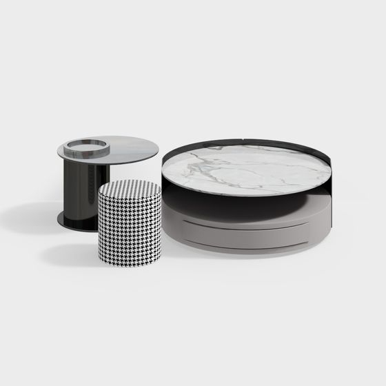 Stylish Urban Minimalist Coffee Table 3D model