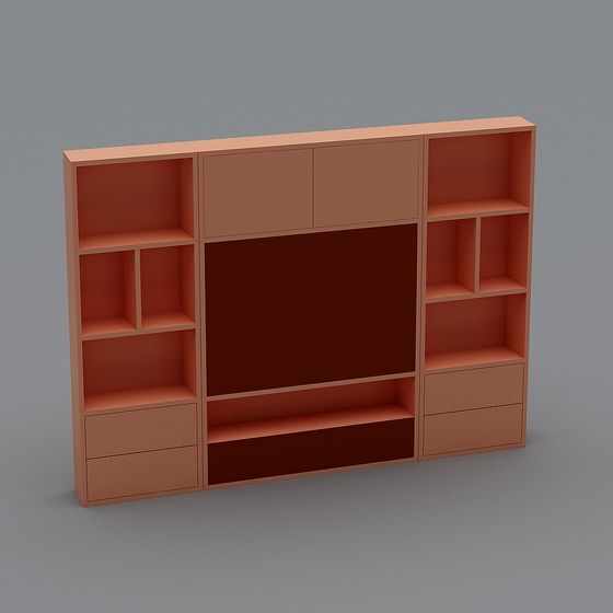 Urban Shelf 3D model - Minimalist Storage Solution