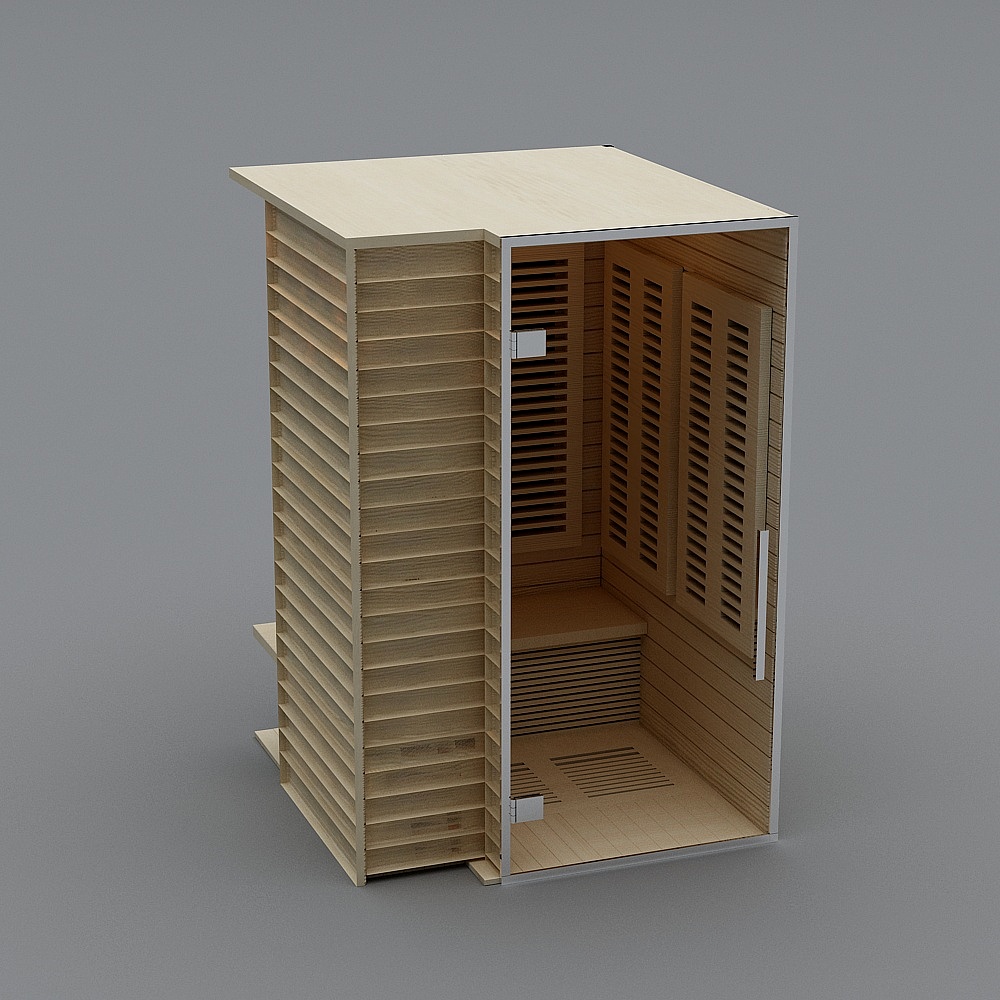 95101I dry steam shower 2080 left front missing