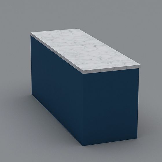 Urban Marble Bar 3D model
