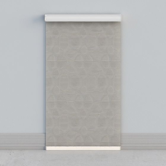 Modern Minimalist Roll-Up Shade 3D model
