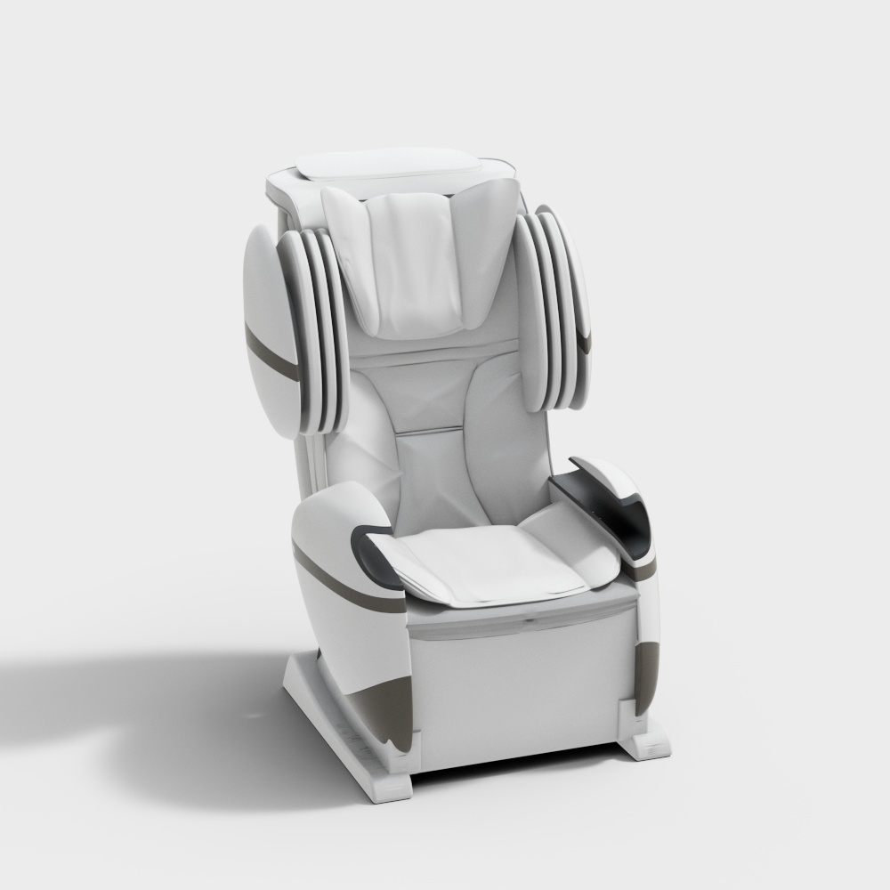 Sedia massaggiante bianca moderna