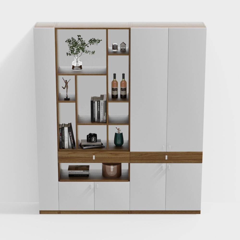 ตู้แบ่งชั้นตกแต่ง