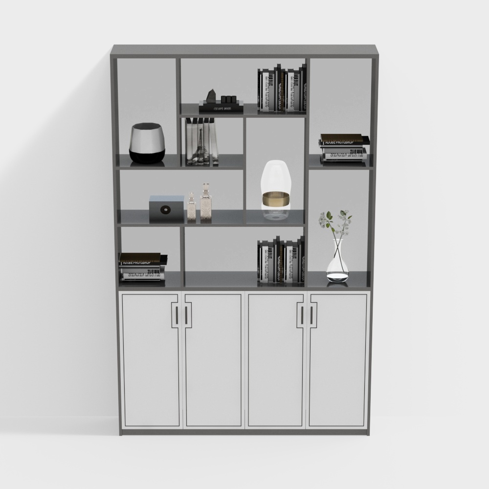 New Chinese Style Partition Cabinet