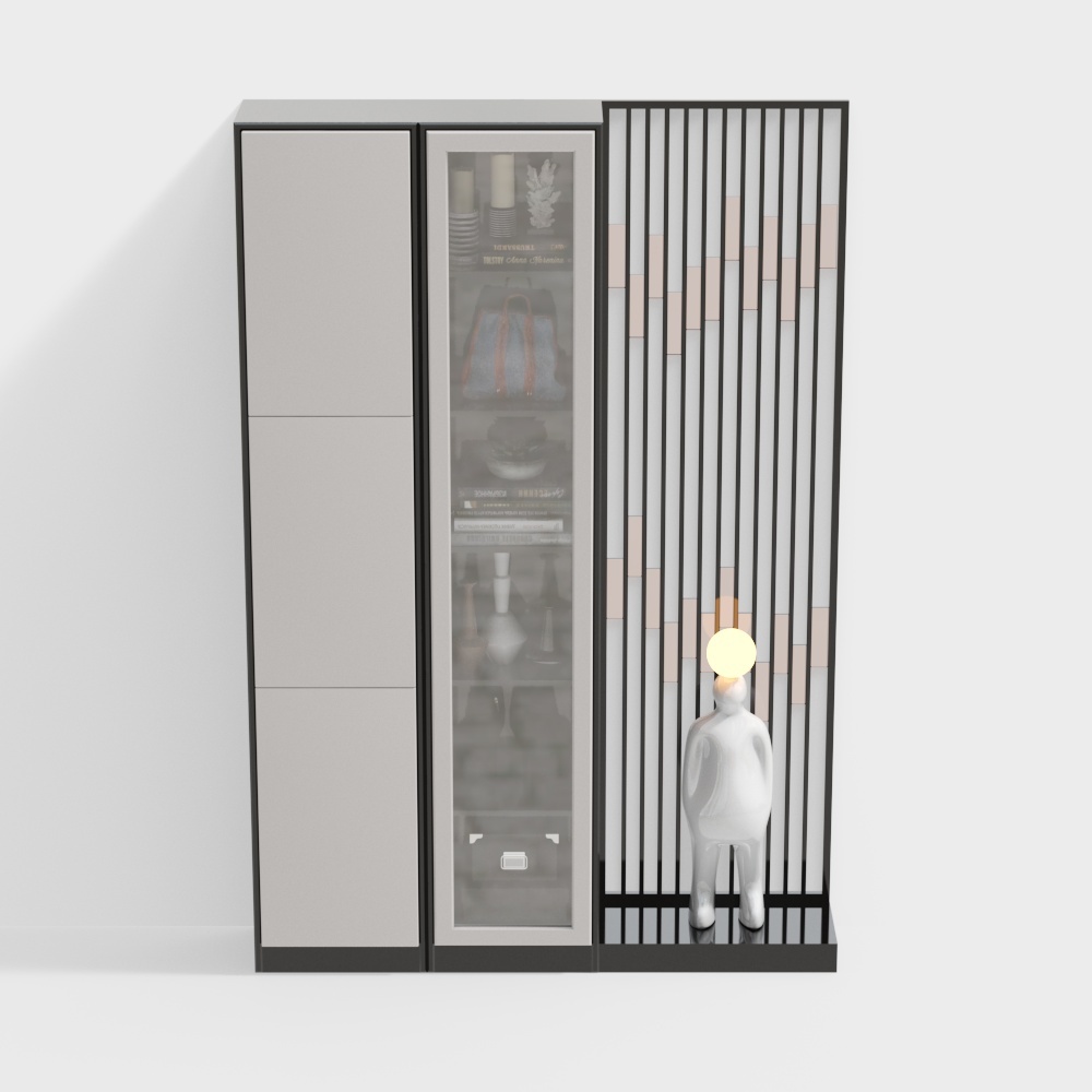 Modern partition cabinet