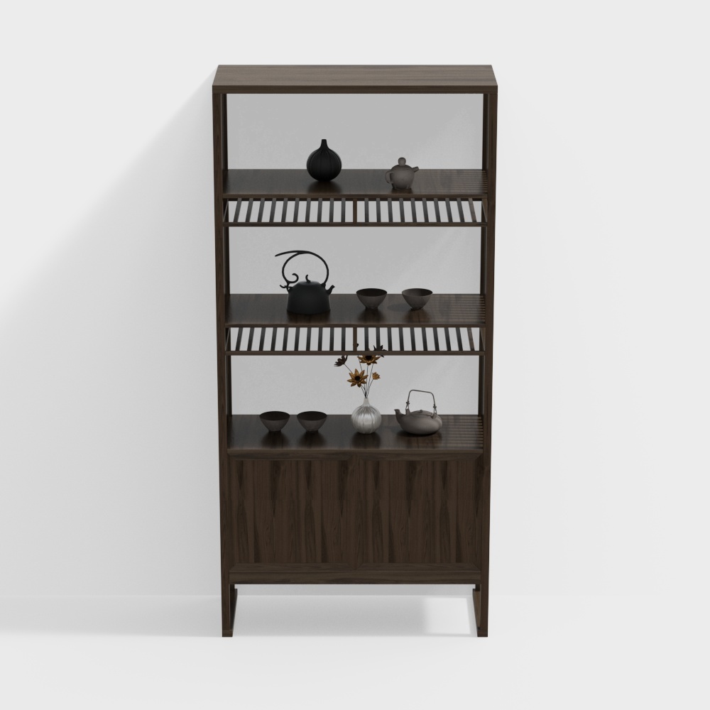 Curio shelves