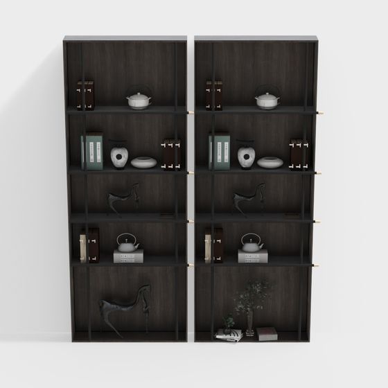 Urban Elegance Bookshelf 3D model