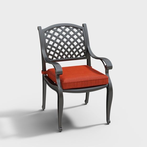 Sleek Low-Polygon Stylish Chair 3D model