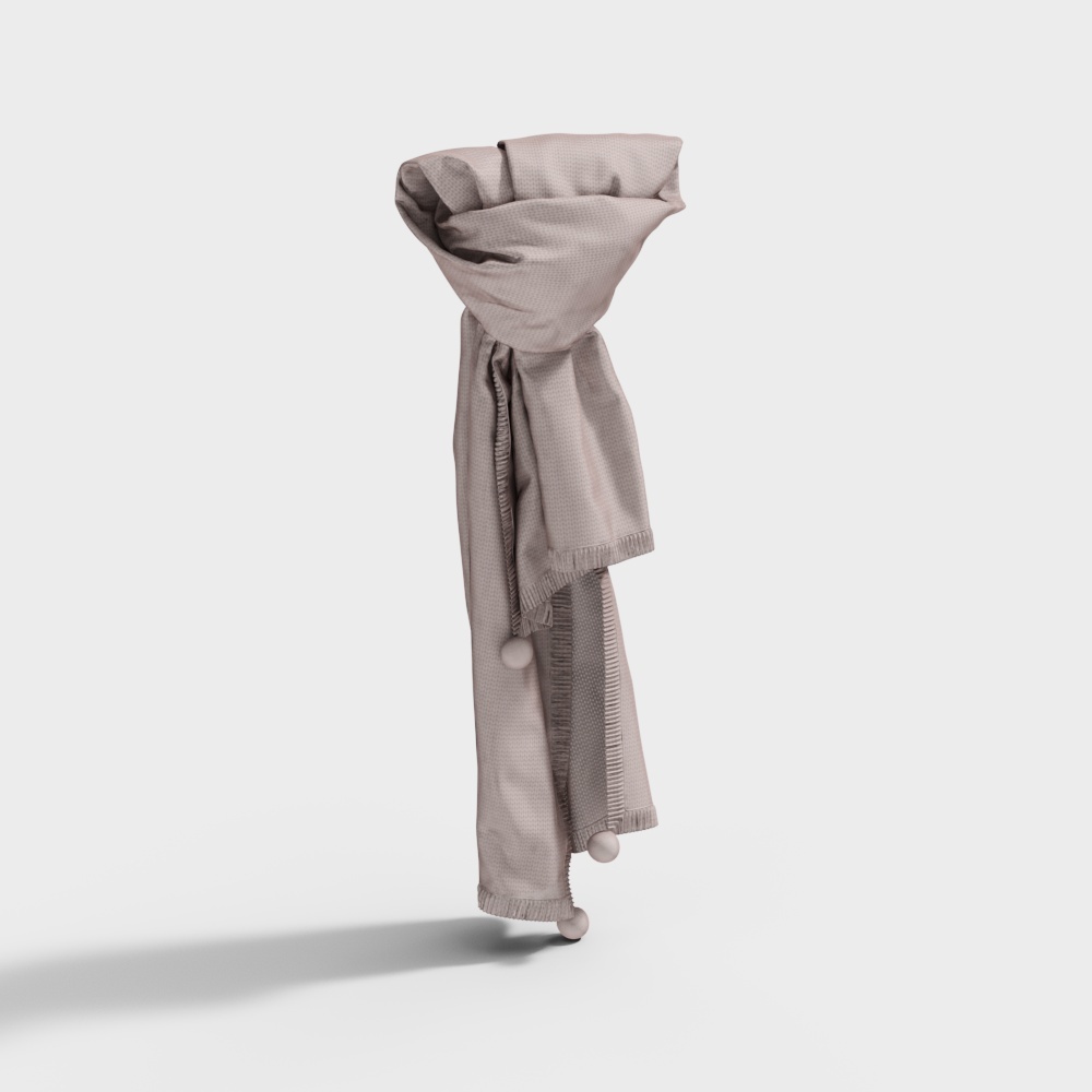 Cozy Scarf 3D model