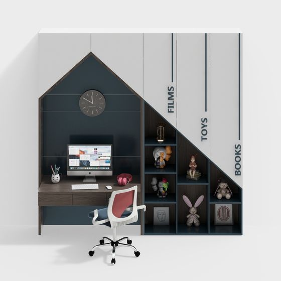 Smart Nook 3D model for Modern Interiors