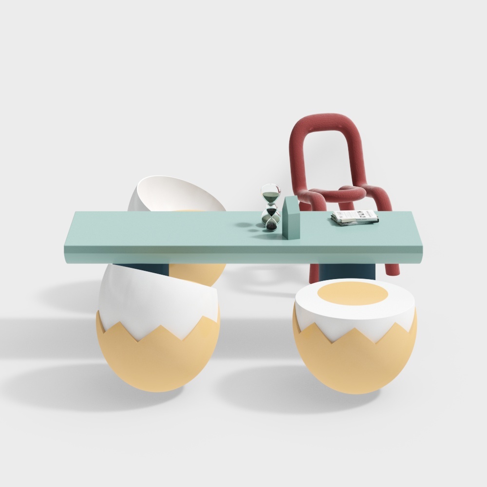 Combinaison de table et chaises pour enfants modernes