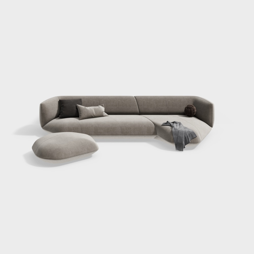 Italian Cassina modern multi-person sofa set