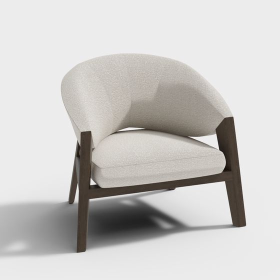 Cozy Lounge Chair 3D model