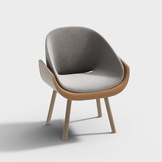 Cozy Lounge Chair 3D model