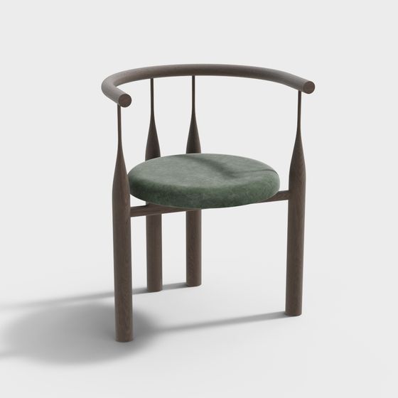 Chairs of Harmony 3D model for Contemporary Spaces