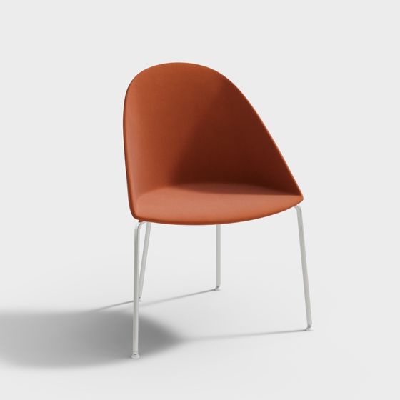 Contemporary Curve Chair 3D model