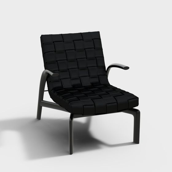 Stylish Woven Design Chair 3D model for Modern Spaces