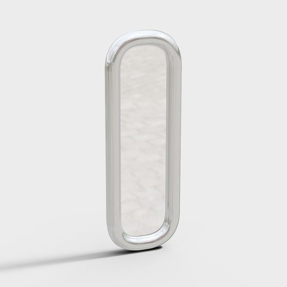 Elegant Low-Polygon Mirror 3D model for Modern Design