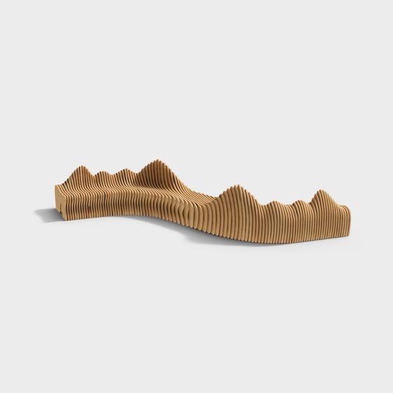 Wavy Mountain 3D model for Creative Projects