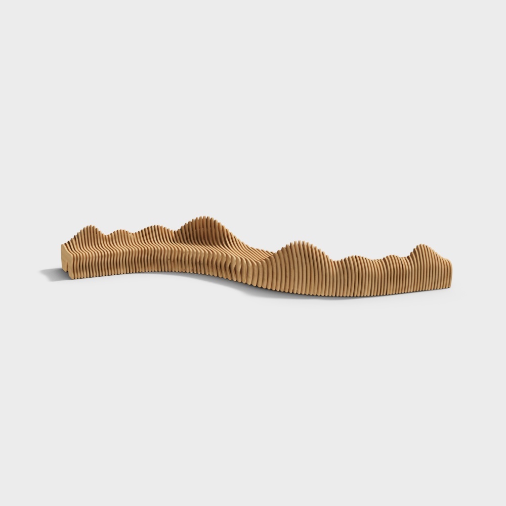 Waves Mountain 3D model