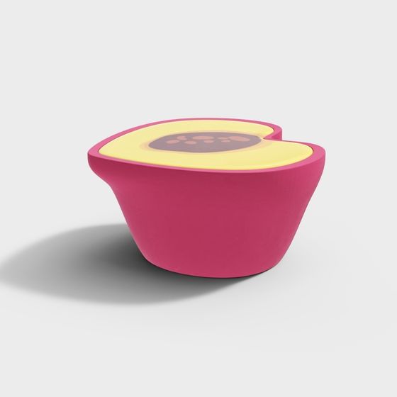 FRP halb geschnittener Pfirsichsitz